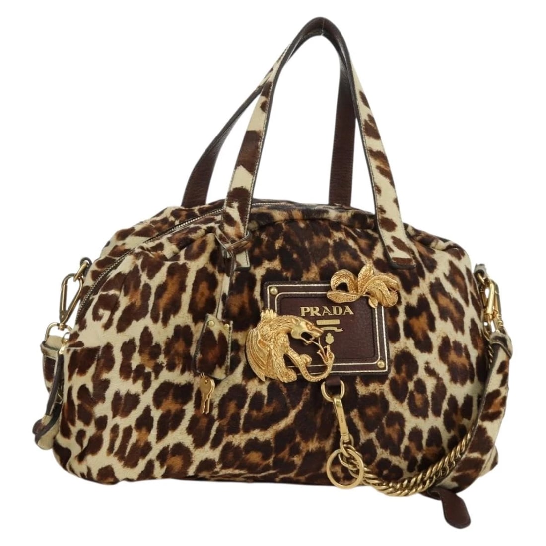 PRADA HAND BAG UNBORN CALF SKIN 2WAY BROWN: PRADA Hand Bag Unborn Calf Skin 2way Brown Brand: PRADA Type/Style: Hand Bag Material: Unborn Calf Skin Color: Brown Size: Size(Inch) W13.8 x H8.7 x D5.5inch(Approx) Accessories: None Acce