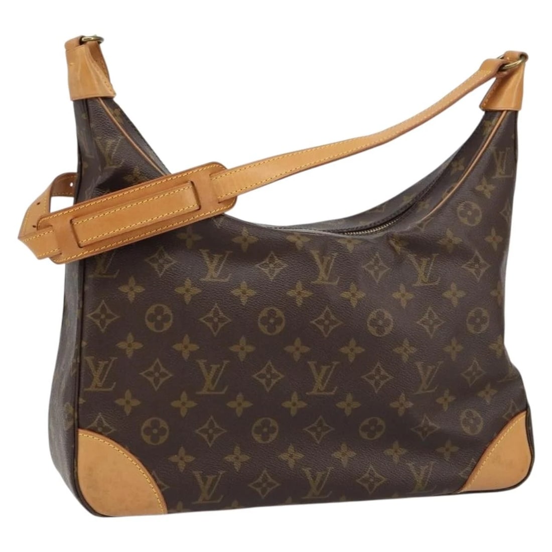 LOUIS VUITTON MONOGRAM BOULOGNE 35 SHOULDER BAG: LOUIS VUITTON Monogram Boulogne 35 Shoulder Bag Brand: LOUIS VUITTON Type/Style: Shoulder Bag Material: Monogram Canvas Color: Monogram Size: Size(Inch) W13.8 x H8.7 x D4.3inch(Approx) Accessories