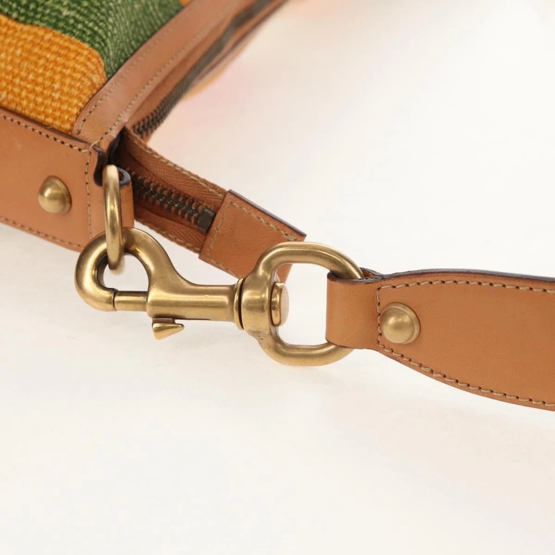 GUCCI INTERLOCKING SHOULDER BAG CANVAS MULTICOLOR - 8