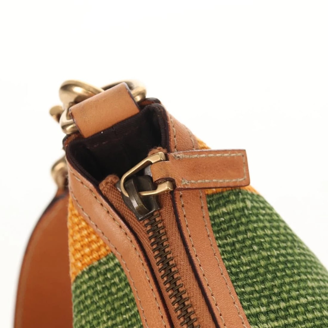 GUCCI INTERLOCKING SHOULDER BAG CANVAS MULTICOLOR - 9