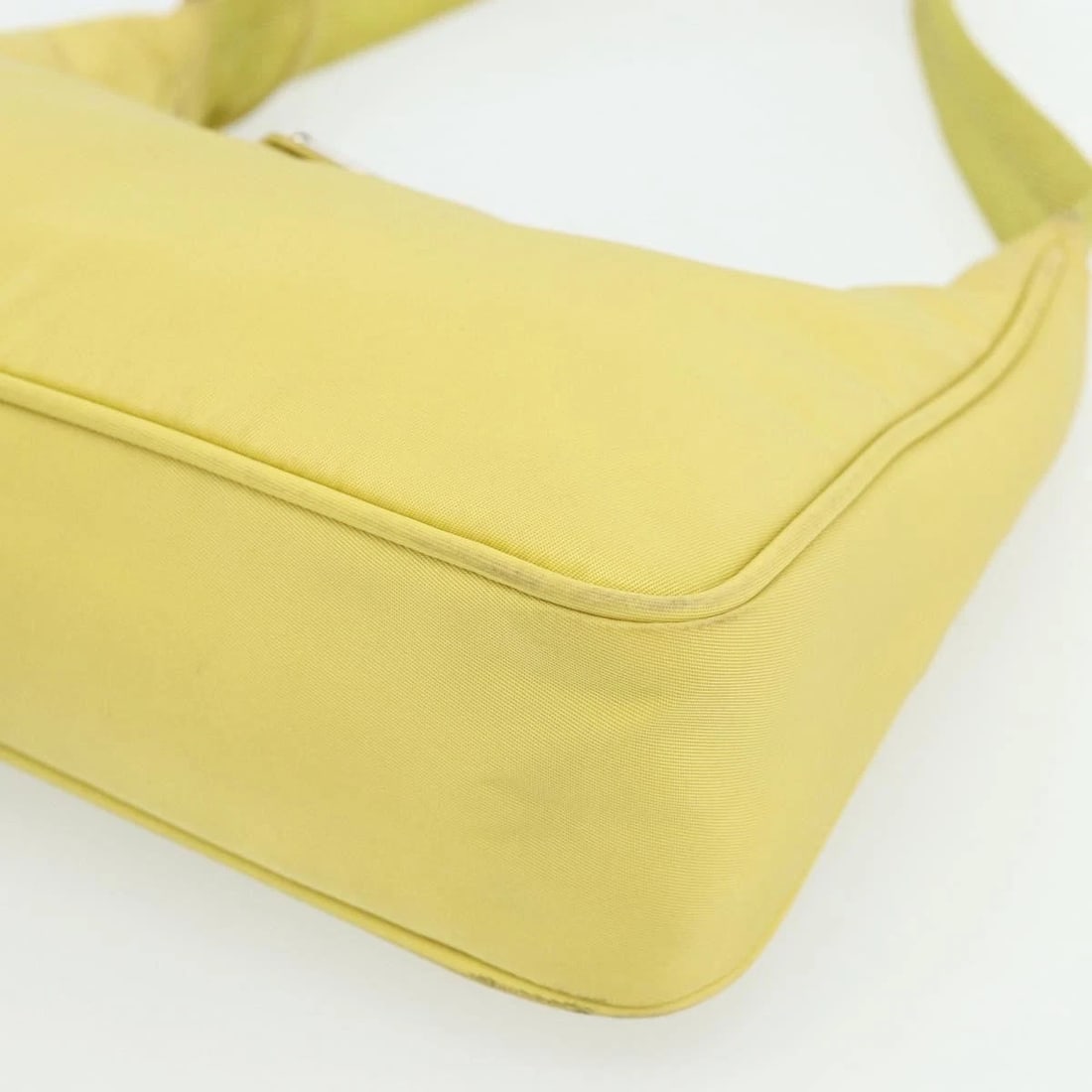 PRADA HAND BAG NYLON YELLOW - 9