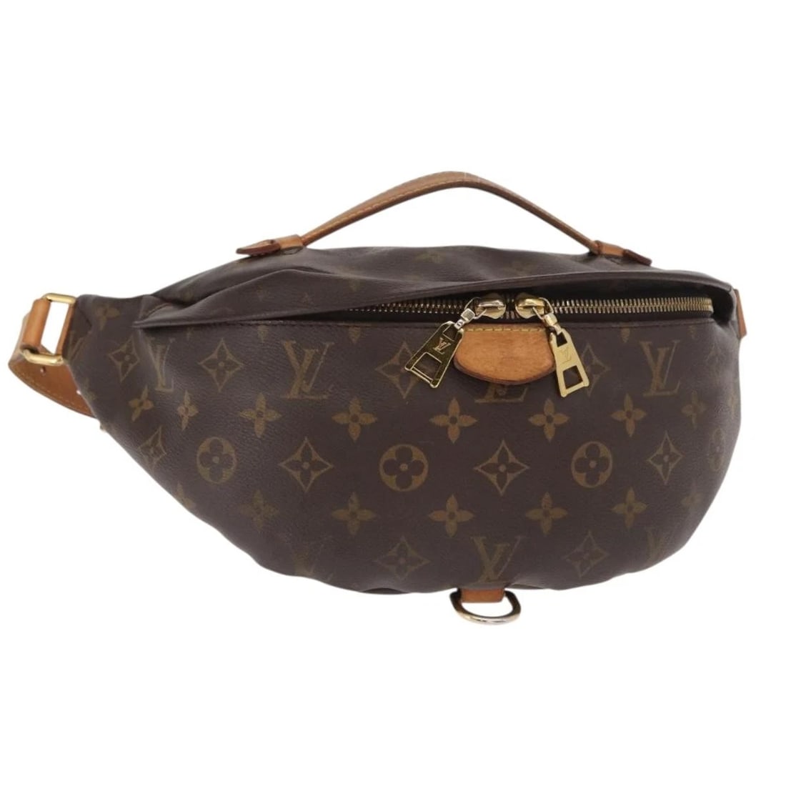 LOUIS VUITTON MONOGRAM BUM BAG SHOULDER BAG: LOUIS VUITTON Monogram Bum Bag Shoulder Bag Brand: LOUIS VUITTON Type/Style: Shoulder Bag Material: Monogram Canvas Color: Monogram Size: Size(Inch) W14.6 x H5.5 x D5.1inch(Approx) Accessories: None