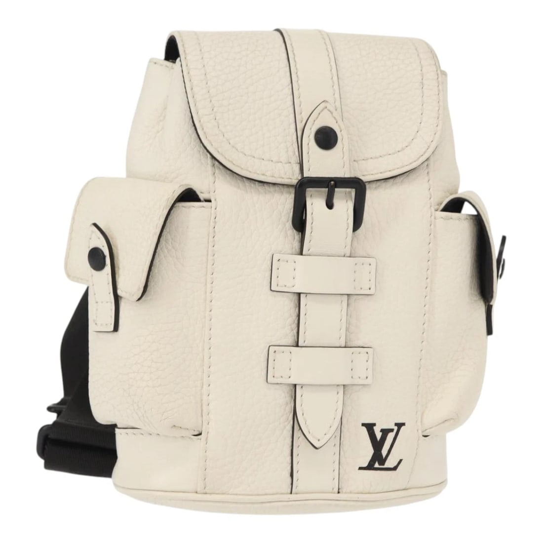 LOUIS VUITTON CHRISTOPHER XS BAG TAURILLON LEATHER: LOUIS VUITTON Christopher XS Bag Taurillon Leather Brand: LOUIS VUITTON Type/Style: Shoulder Bag Material: Leather Color: White Size: Size(Inch) W5.9 x H7.1 x D2.0inch(Approx) Accessories: None