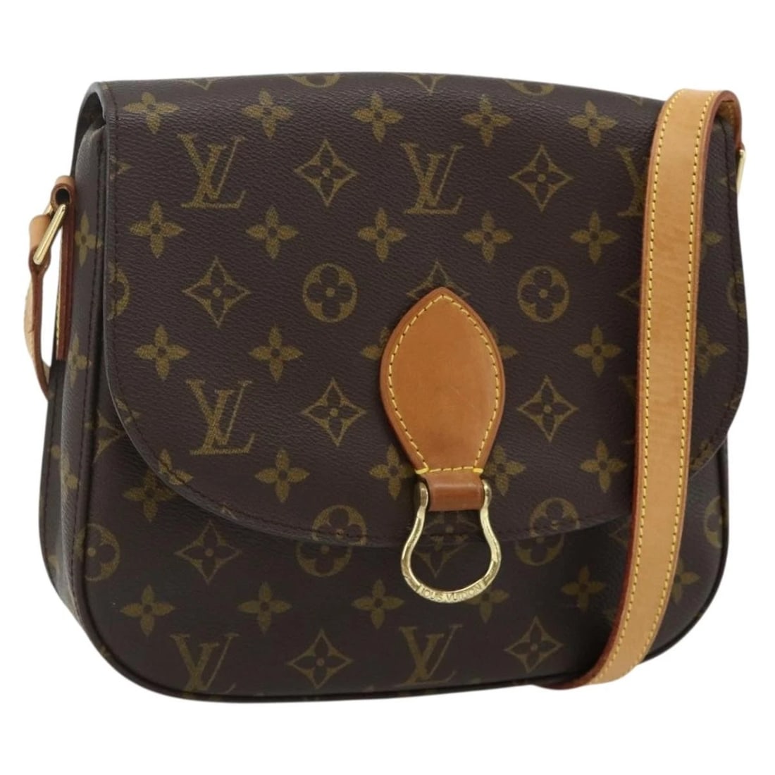 LOUIS VUITTON MONOGRAM SAINT CLOUD GM SHOULDER BAG: LOUIS VUITTON Monogram Saint Cloud GM Shoulder Bag Brand: LOUIS VUITTON Type/Style: Shoulder Bag Material: Monogram Canvas Color: Monogram Size: Size(Inch) W9.4 x H7.9 x D2.4inch(Approx) Accessories: