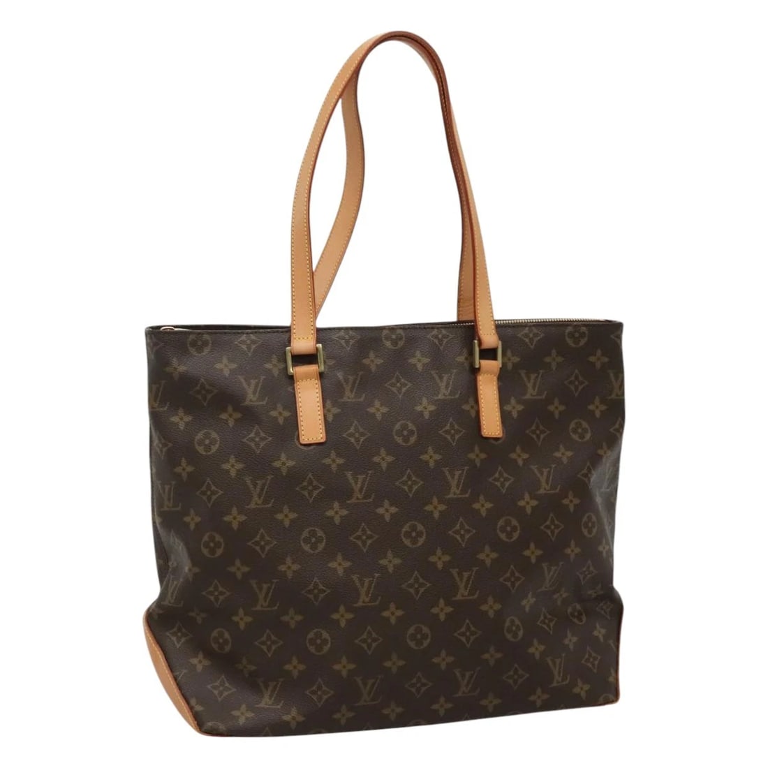 LOUIS VUITTON MONOGRAM CABAS MEZZO TOTE BAG: LOUIS VUITTON Monogram Cabas Mezzo Tote Bag Brand: LOUIS VUITTON Type/Style: Tote Bag Material: Monogram Canvas Color: Monogram Size: Size(Inch) W15.0 x H13.0 x D6.3inch(Approx) Accessories: None