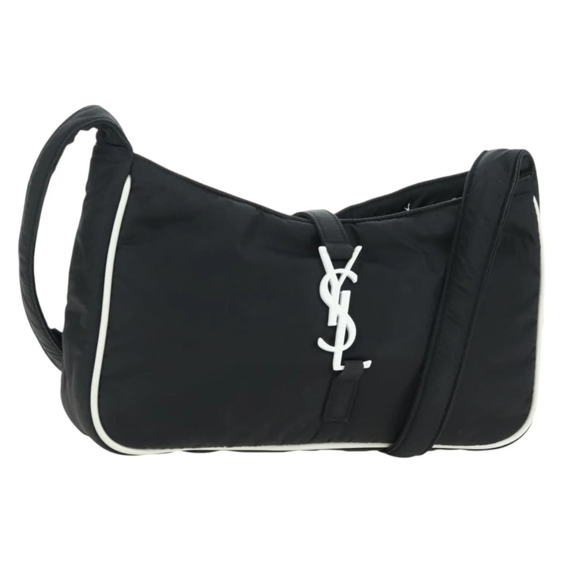 SAINT LAURENT SHOULDER BAG NYLON BLACK: SAINT LAURENT Shoulder Bag Nylon Black Brand: SAINT LAURENT Type/Style: Shoulder Bag Material: Nylon Color: Black Size: Size(Inch) W9.4 x H5.1 x D2.0inch(Approx) Accessories: None Accessor