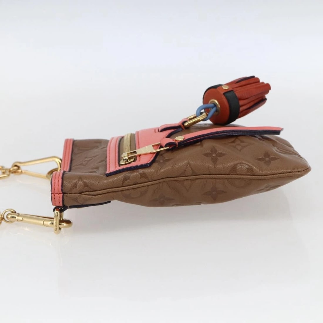 LOUIS VUITTON MONOGRAM EMPREINTE FLAT BAG - 3