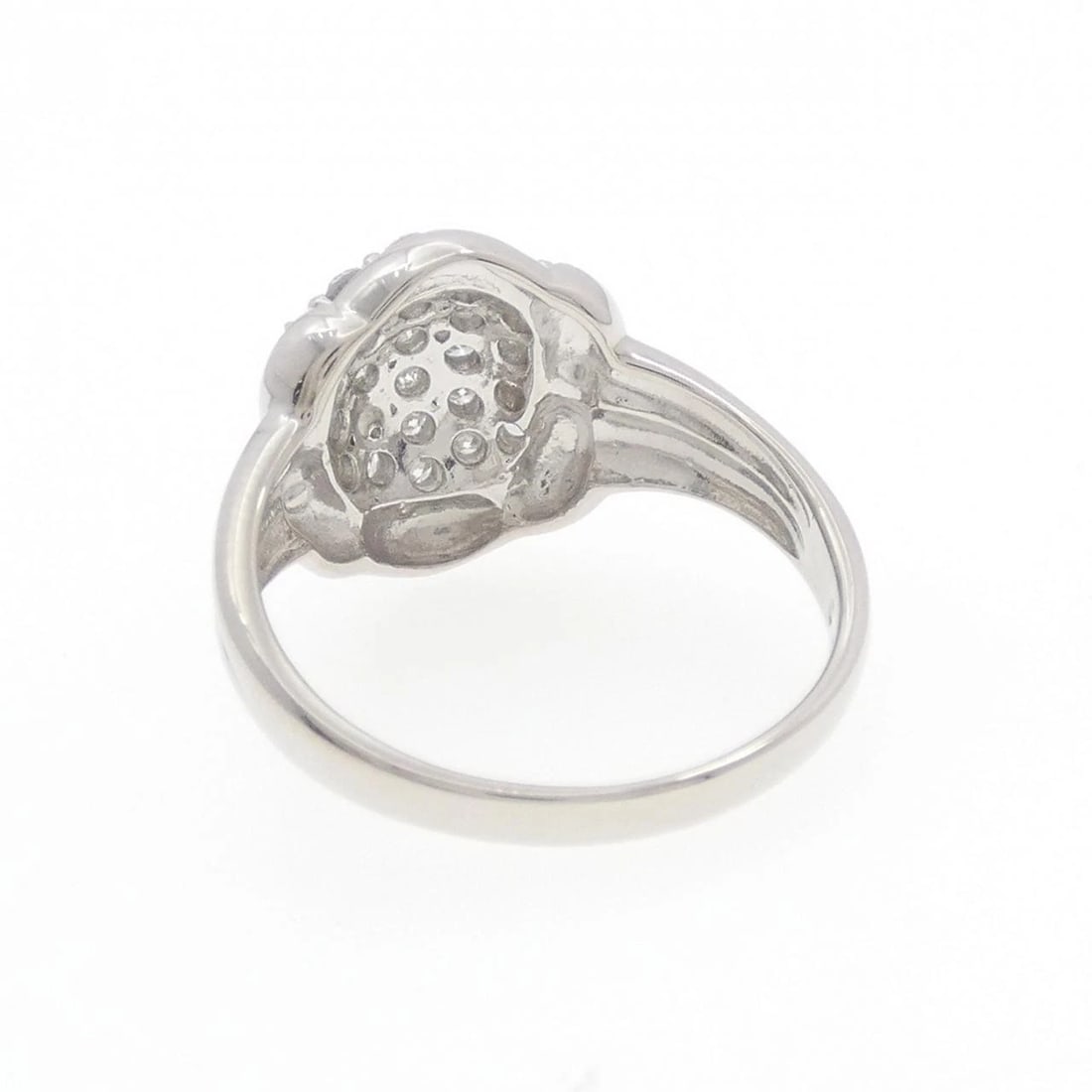 PT900 PAVE DIAMOND RING - 2