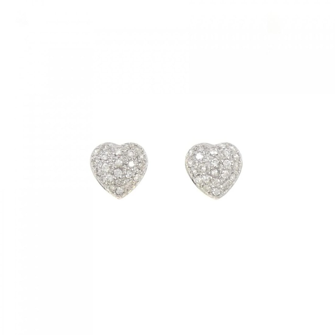 K18YG/K18WG PAVE HEART DIAMOND PIERCE: K18YG/K18WG Pave Heart Diamond Pierce Brand: Unbranded Type/Style: Diamond Pierce/Earring Material: 18K Yellow Gold/18K White Gold, Main Stone/Creation Natural Color: YG,WG Size: Actual Size Approx.