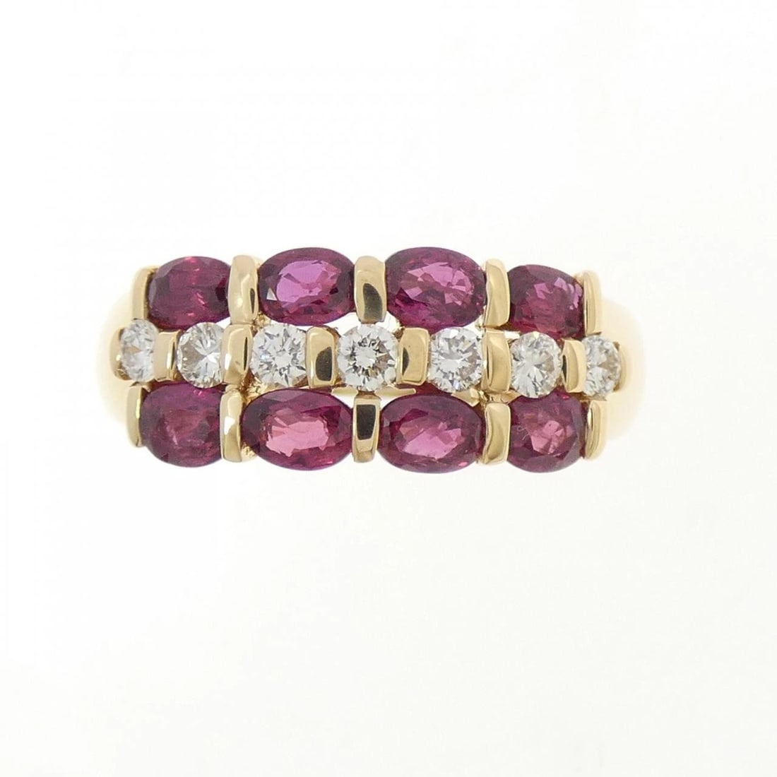18K YELLOW GOLD RUBY RING - 2