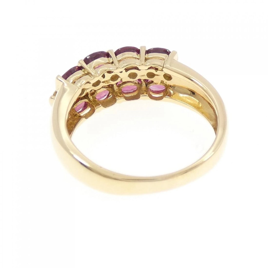 18K YELLOW GOLD RUBY RING - 3