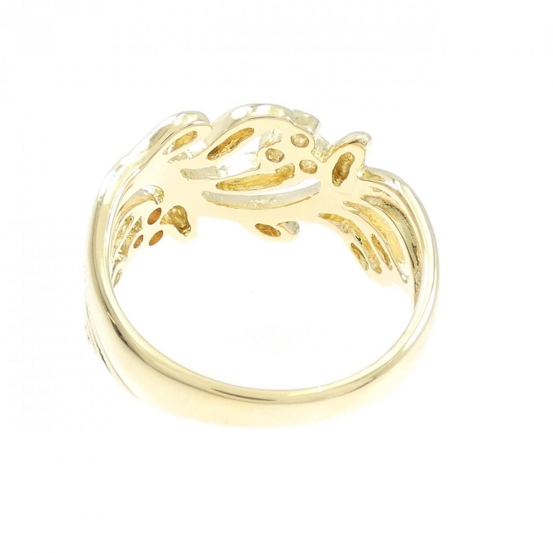 K18YG DIAMOND RING - 3