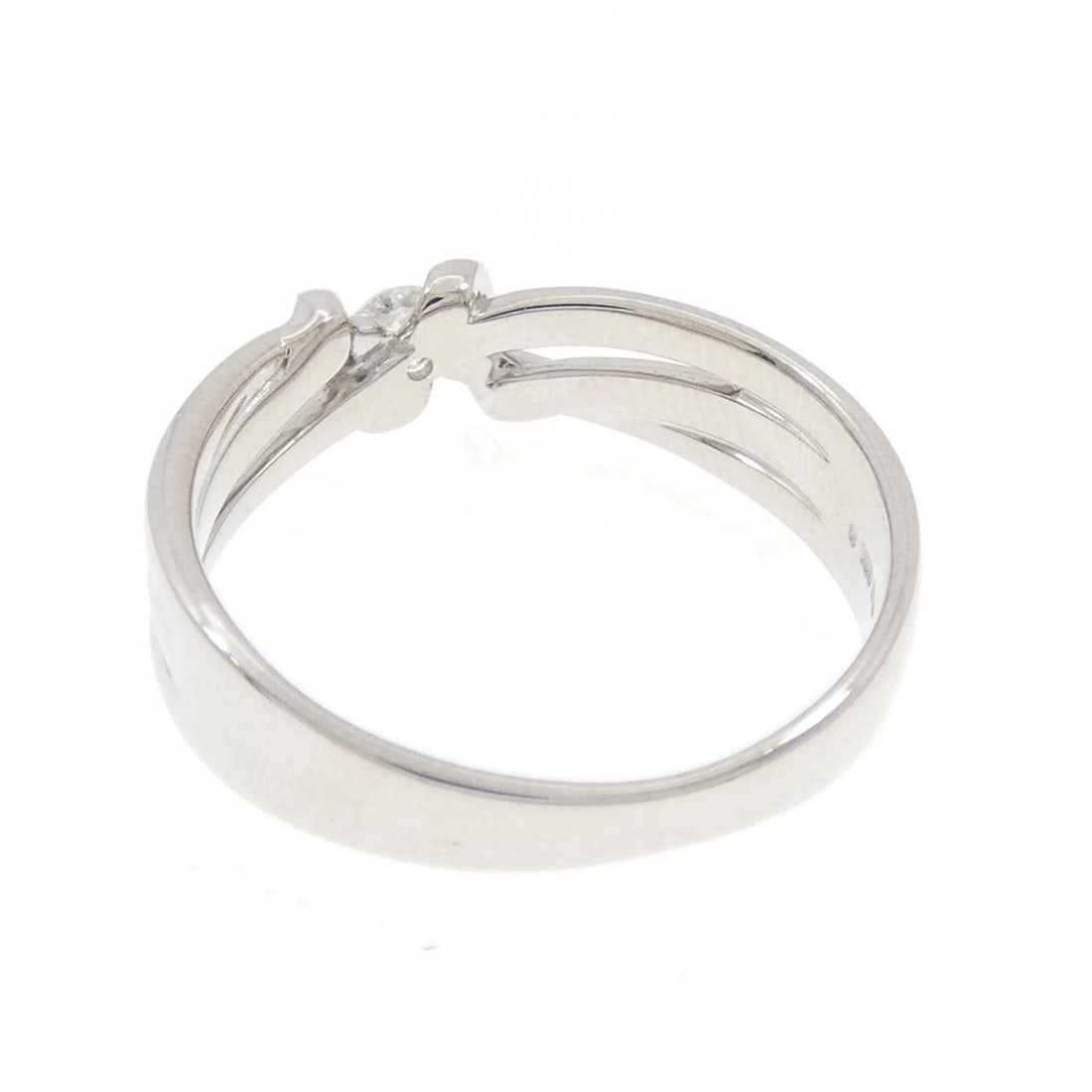 K18WG DIAMOND RING - 2
