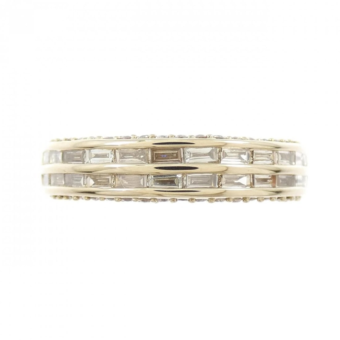 K18YG DIAMOND RING - 2