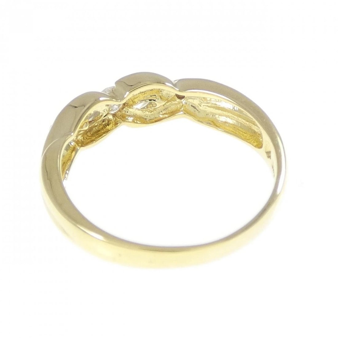 K18YG DIAMOND RING - 3