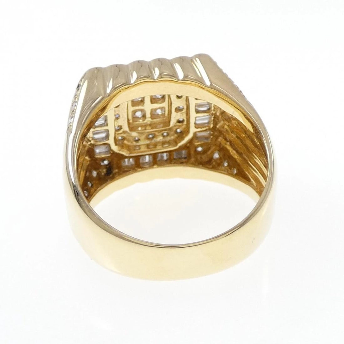 K18YG DIAMOND RING - 3