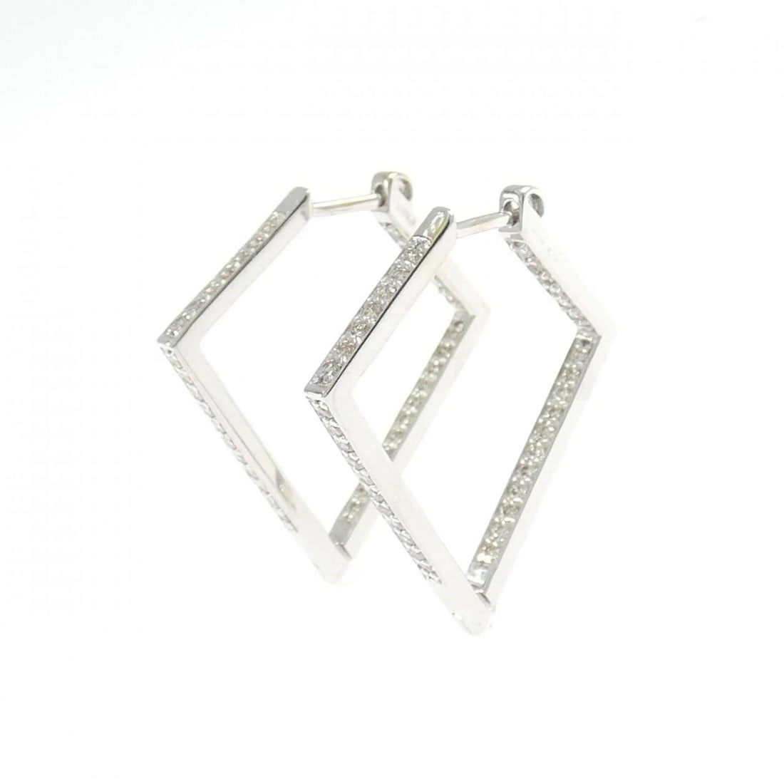 K18WG DIAMOND PIERCE - 2