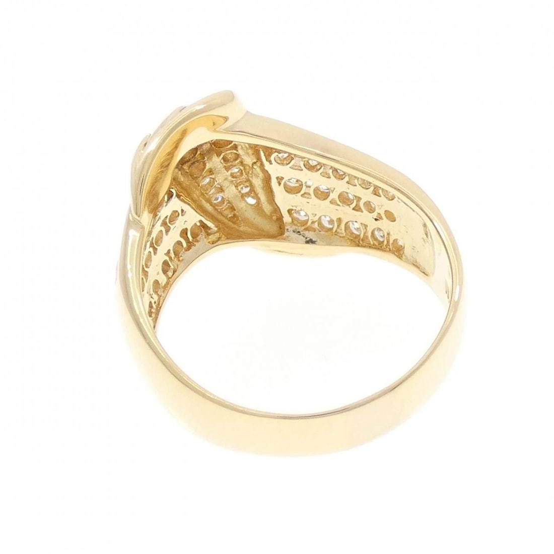 K18YG DIAMOND RING - 3