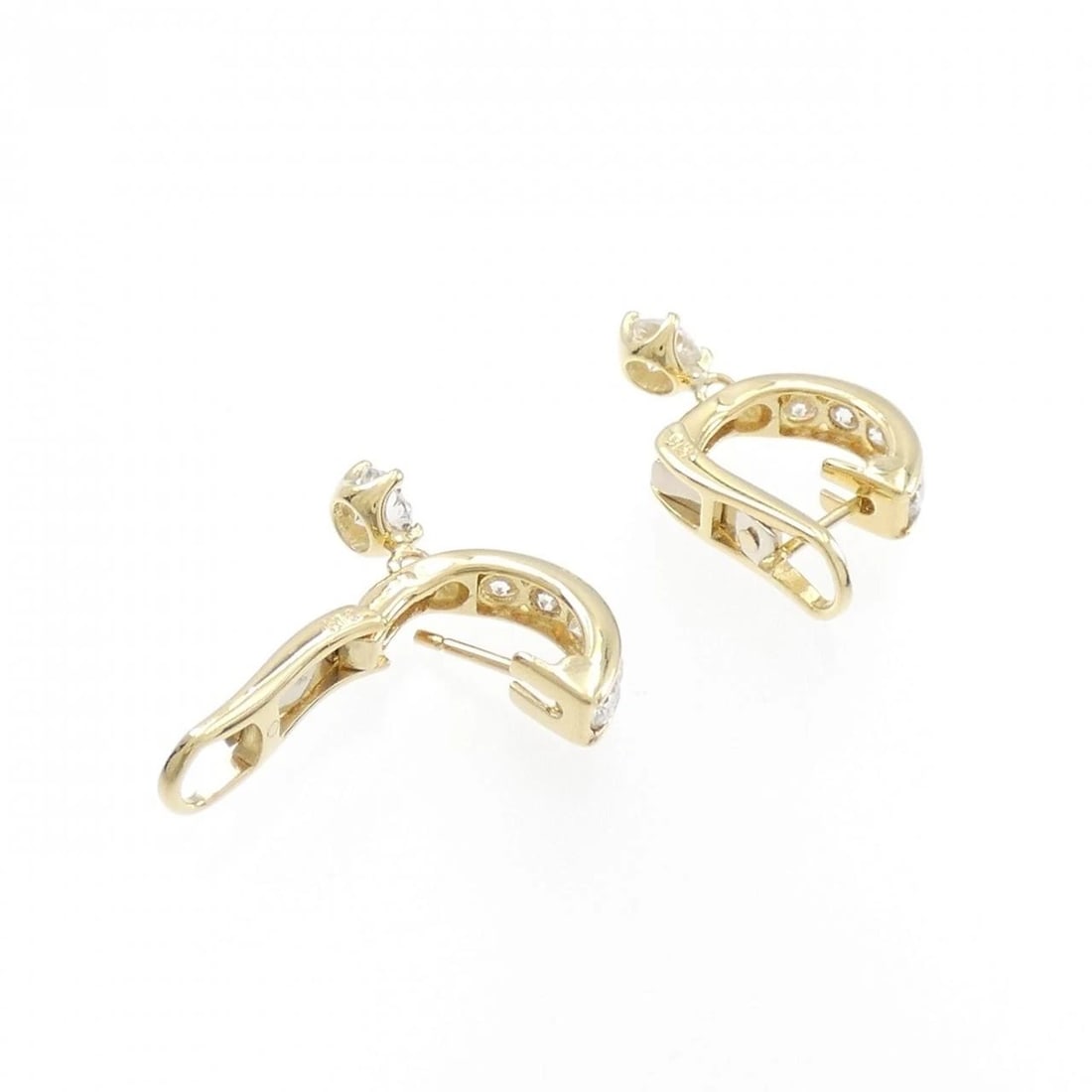 K18YG DIAMOND PIERCE/EARRING - 3