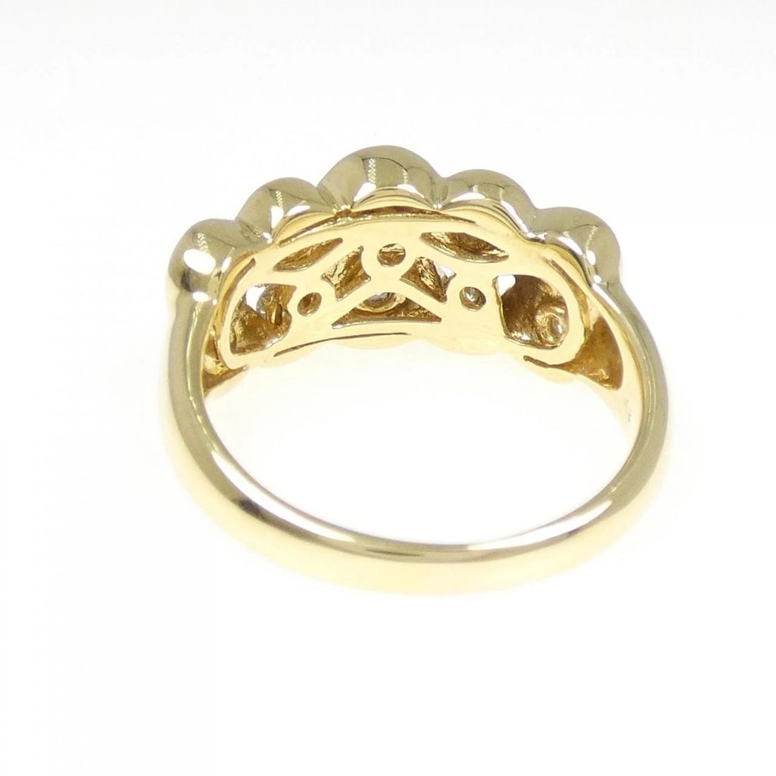 K18YG DIAMOND RING - 2