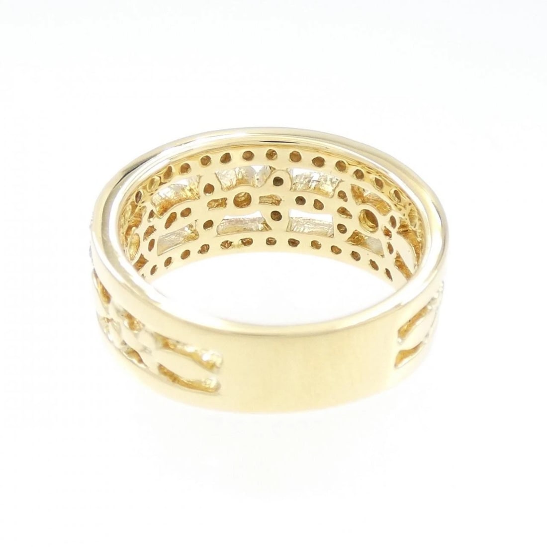 K18YG DIAMOND RING - 3
