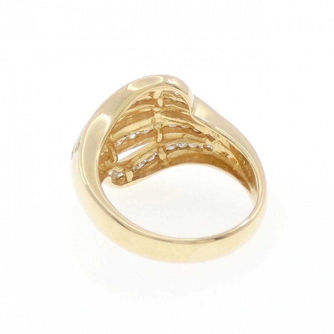 K18YG DIAMOND RING - 3