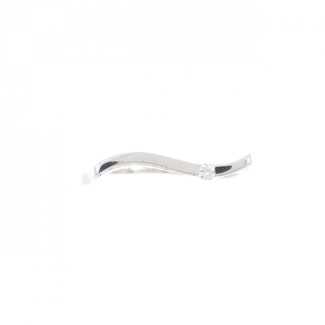 K18WG DIAMOND RING - 2