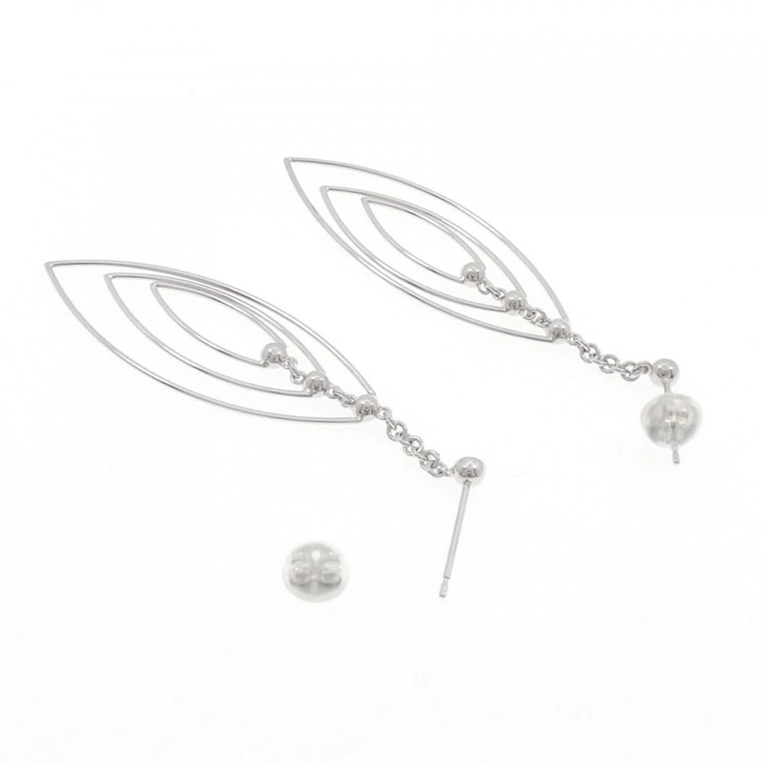 K18WG DIAMOND PIERCE - 2