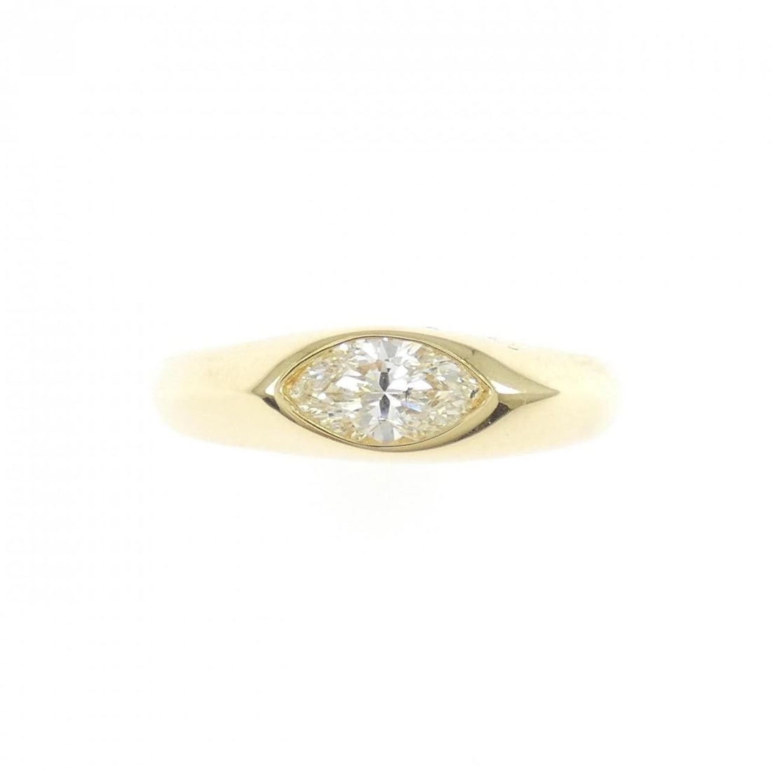 K18YG DIAMOND RING - 2