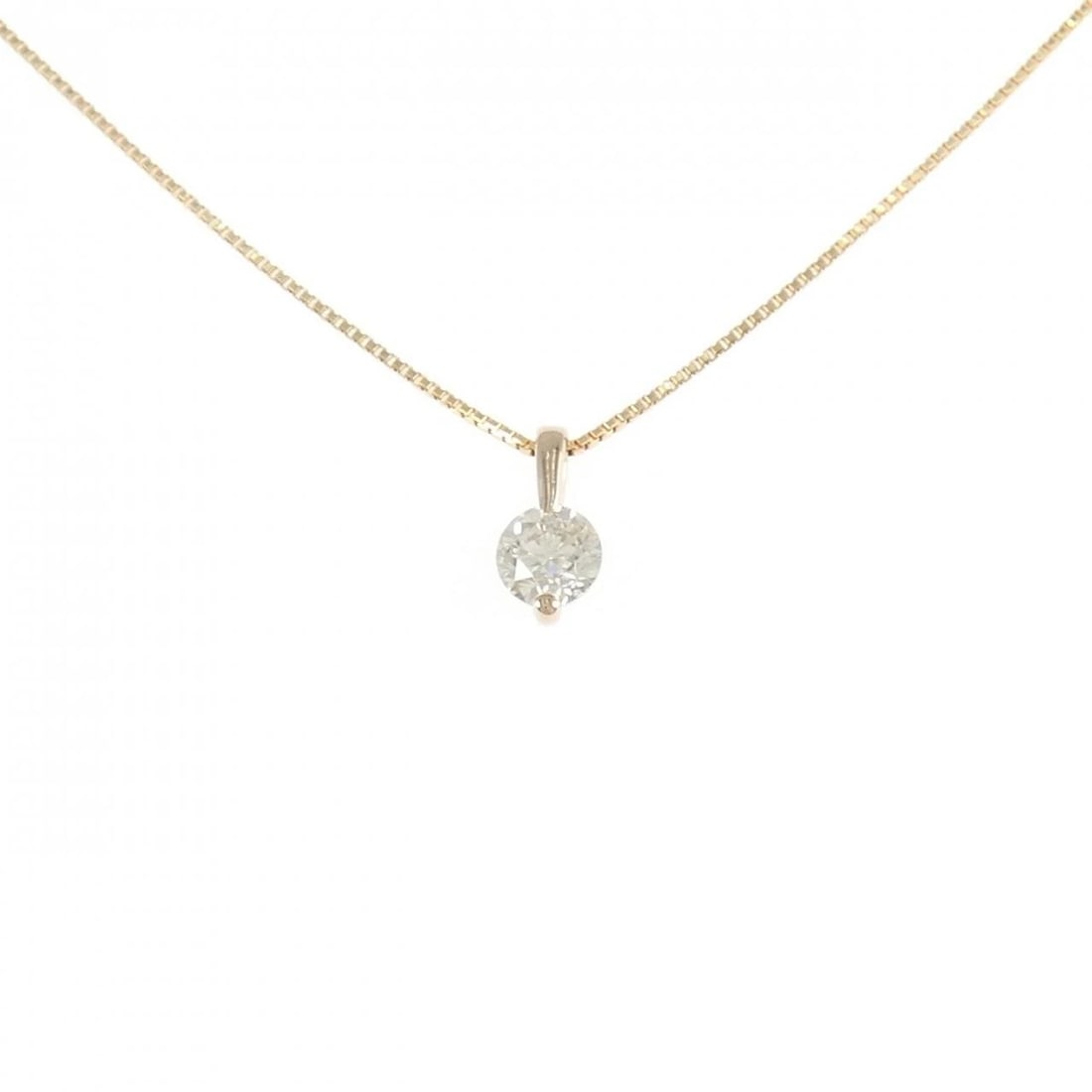 K18PG DIAMOND NECKLACE: K18PG Diamond Necklace Brand: Unbranded Type/Style: Diamond Necklace Material: K18 Pink Gold, Main Stone/Creation Natural Color: Pink Gold Size: 45cm Actual Size Pendant length approx. x width