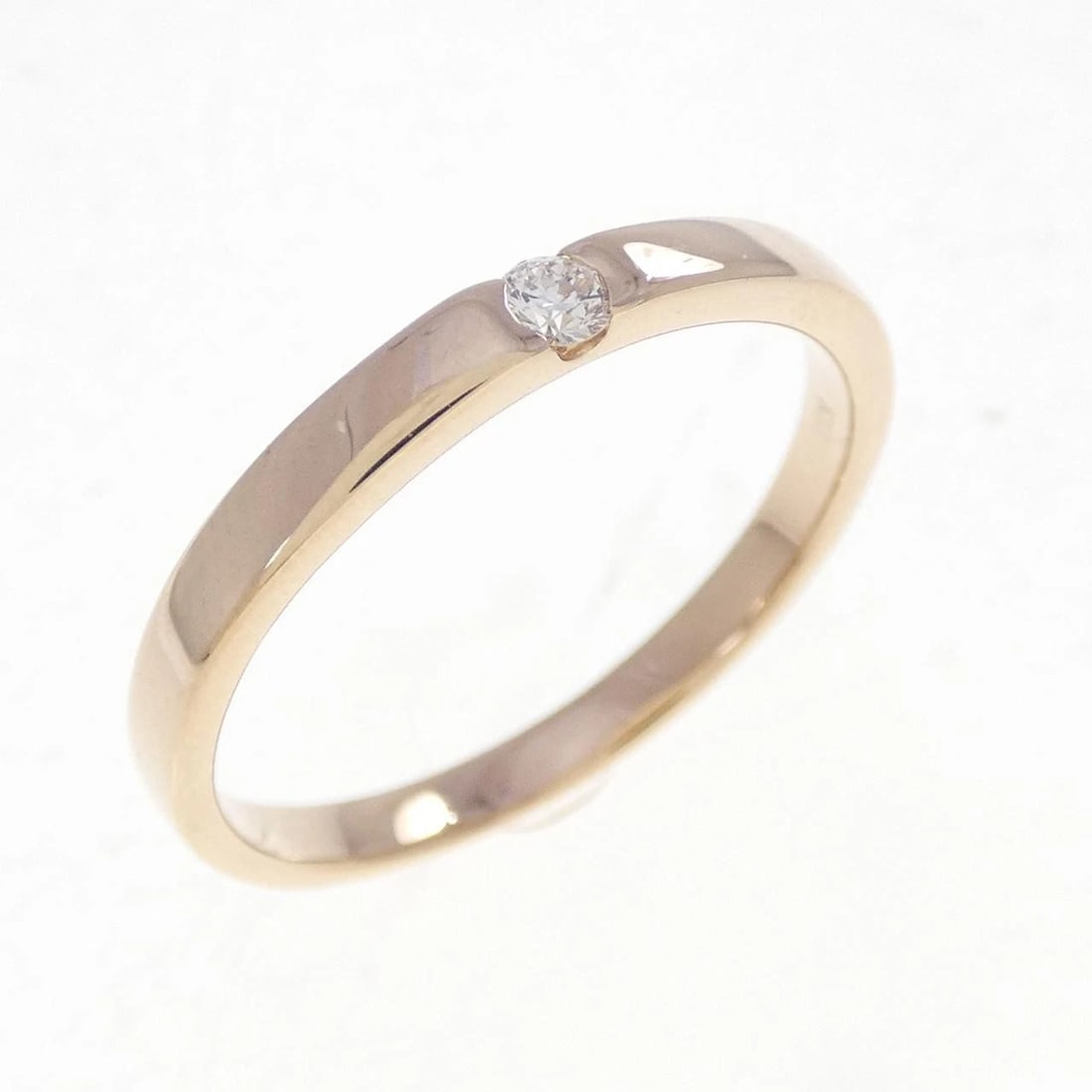 K18PG DIAMOND RING: K18PG Diamond Ring Brand: Unbranded Type/Style: Diamond Ring Material: K18 Pink Gold, Main Stone/Creation Natural Color: Pink Gold Size: US 7 Accessories: None Accessories Notice: When purchasing