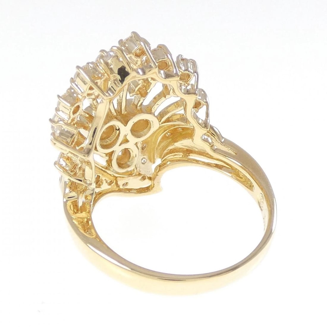 K18YG DIAMOND RING - 2