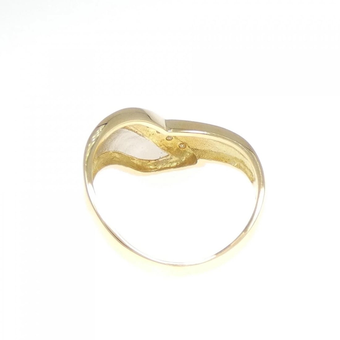 K18YG/PT DIAMOND RING - 2
