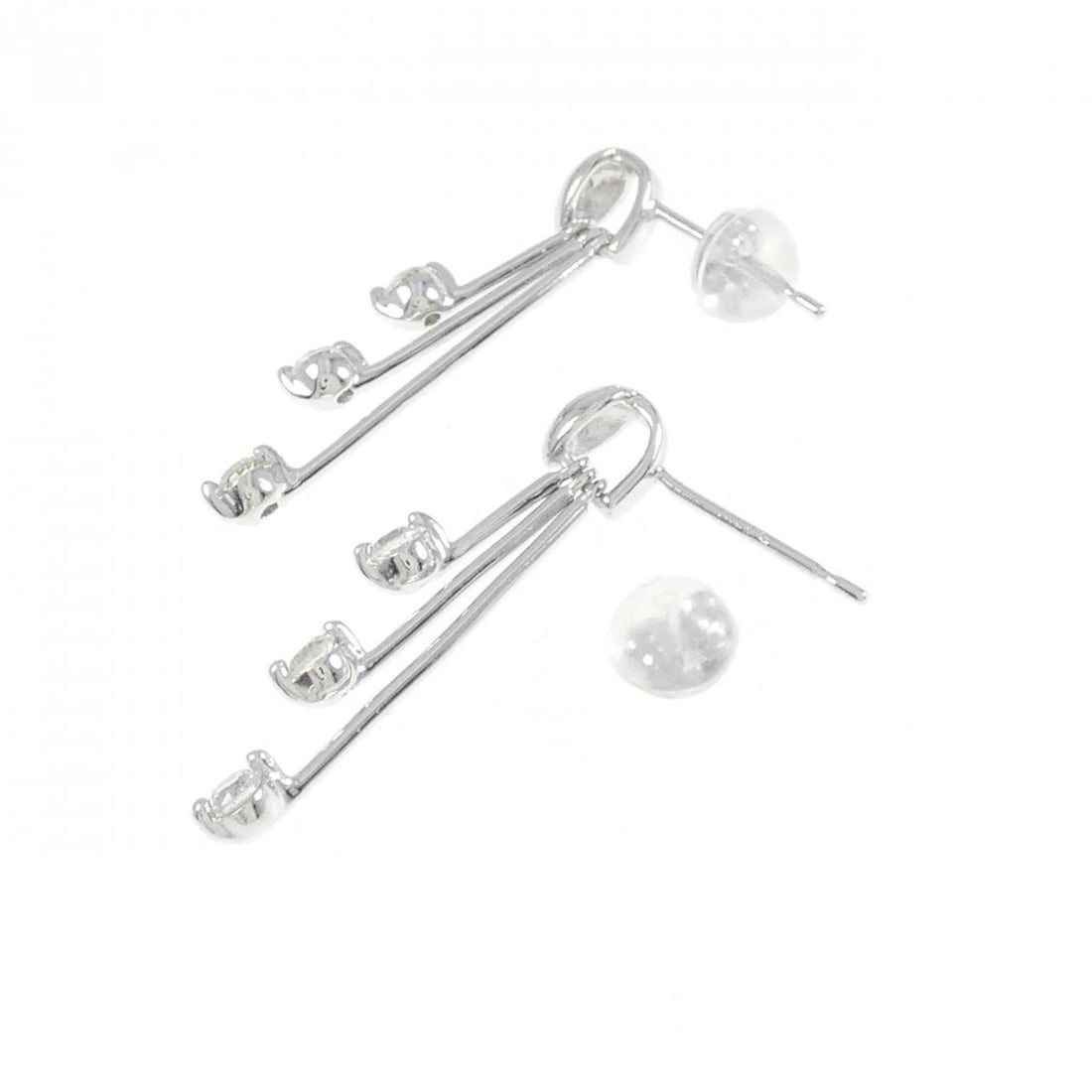 K18WG DIAMOND PIERCE - 3