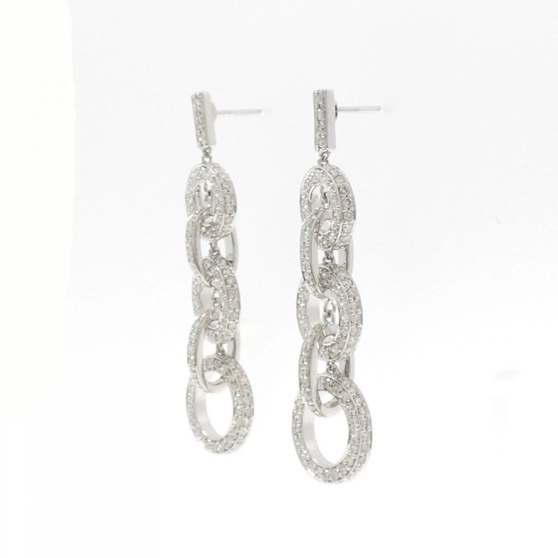 K18WG DIAMOND PIERCE - 2