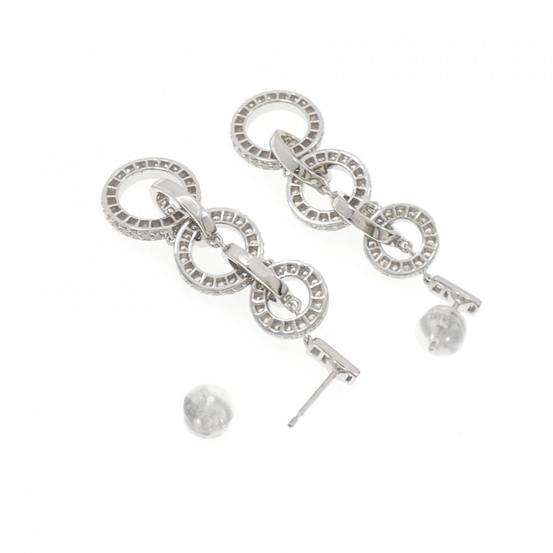 K18WG DIAMOND PIERCE - 3