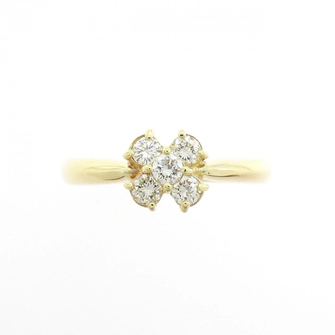 K18YG DIAMOND RING - 2