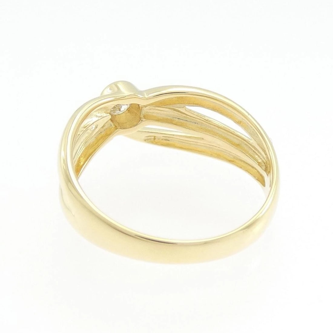 K18YG DIAMOND RING - 3