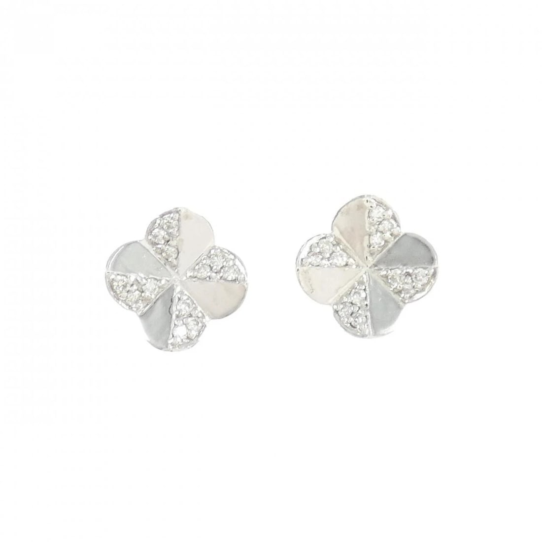 K18WG DIAMOND PIERCE: K18WG Diamond Pierce Brand: Unbranded Type/Style: Diamond Pierce/Earring Material: K18 Yellow Gold, Main Stone/Creation Natural Color: Yellow Gold Size: Actual Size Approx. height x width: 9.3mm x
