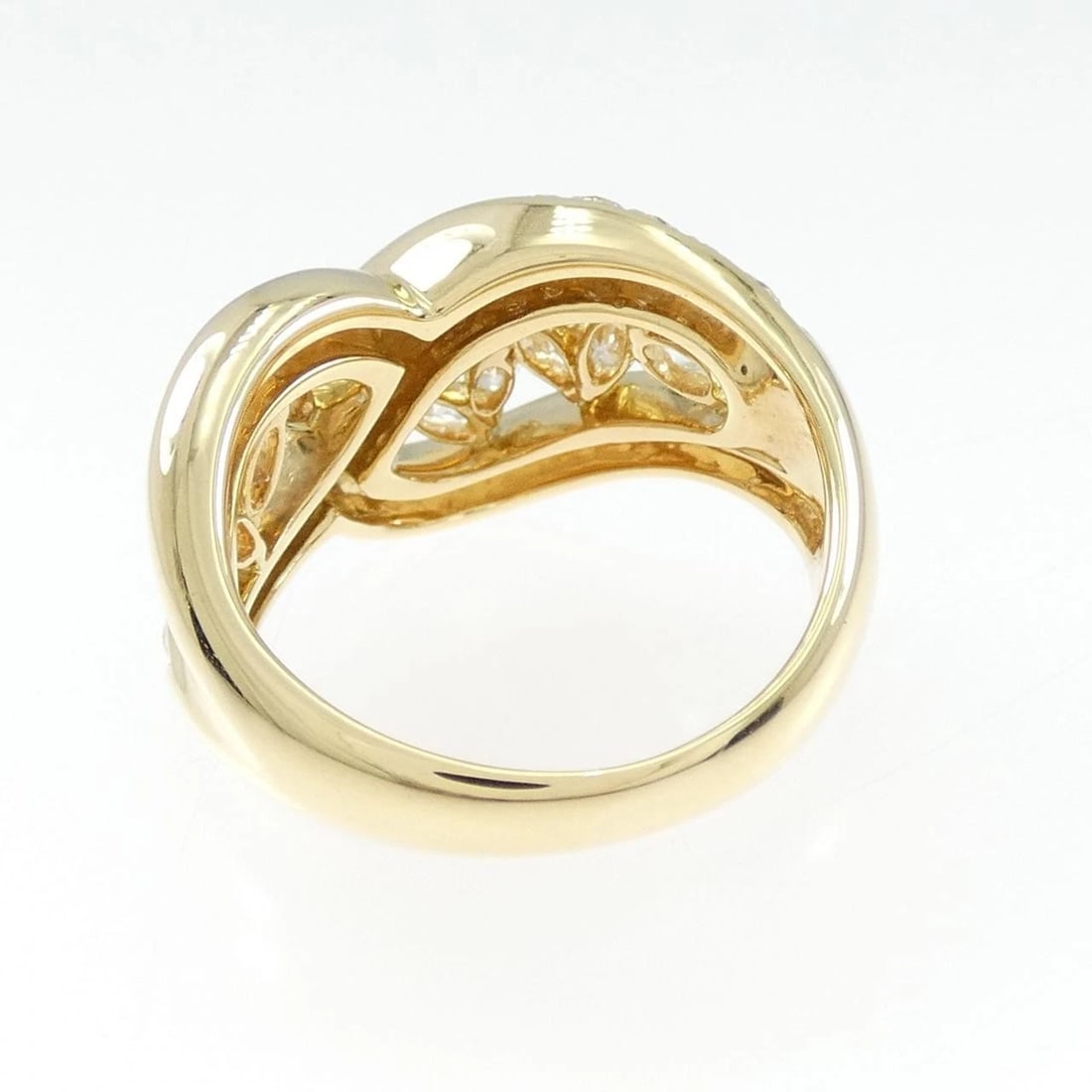 K18YG DIAMOND RING - 2