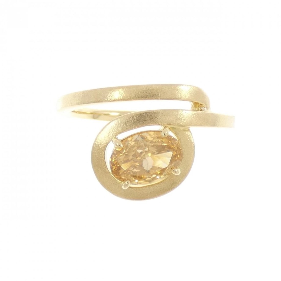 K18YG DIAMOND RING - 2