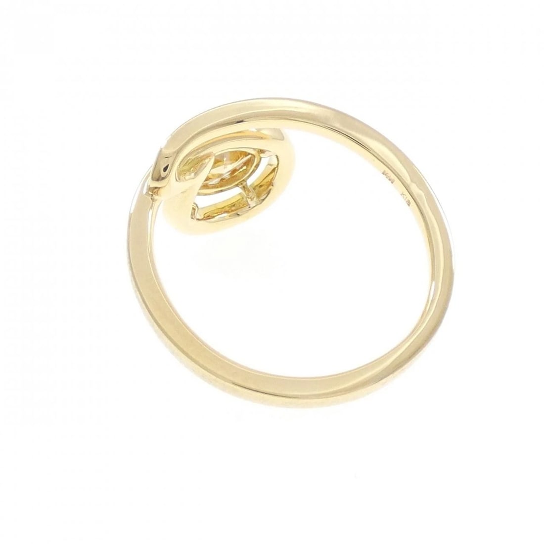K18YG DIAMOND RING - 3