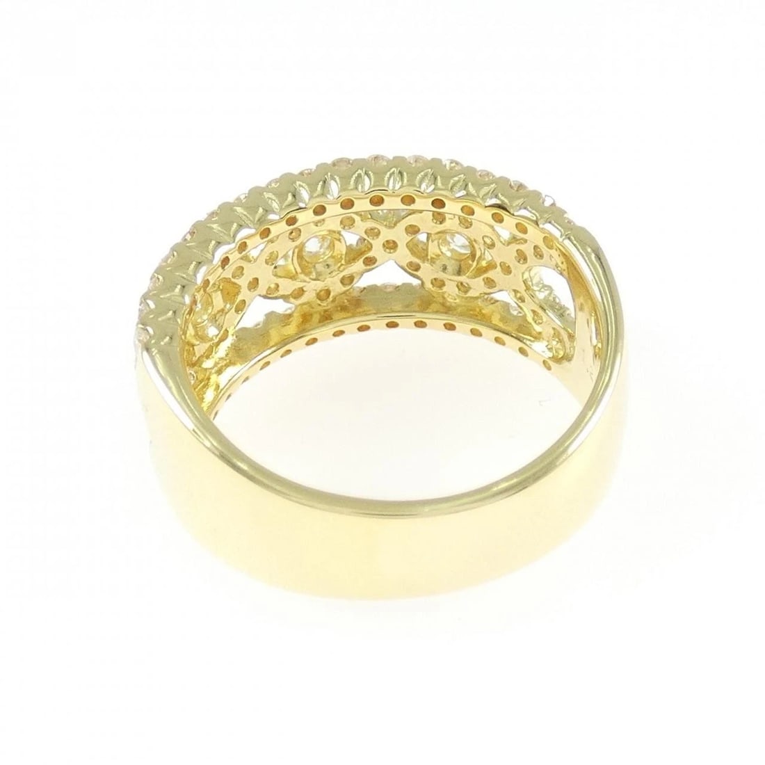 K18YG DIAMOND RING - 3