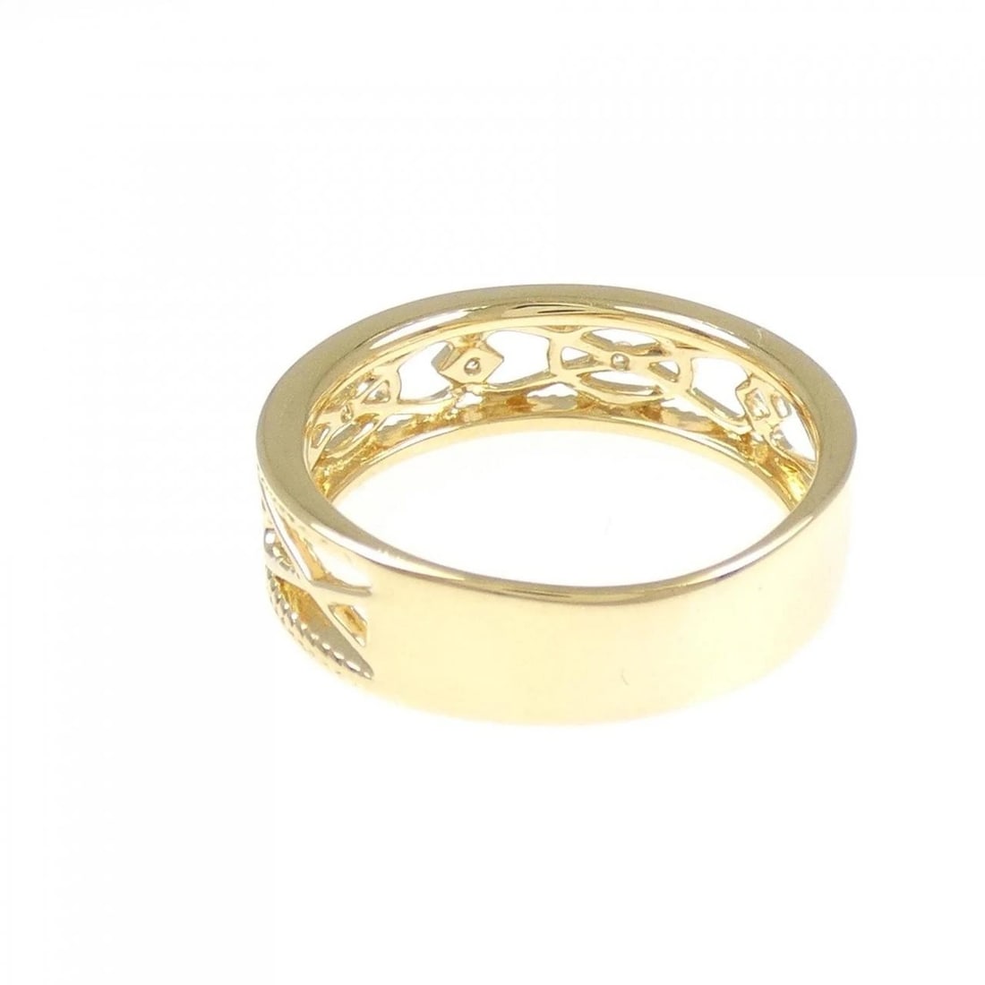 K18YG DIAMOND RING - 2