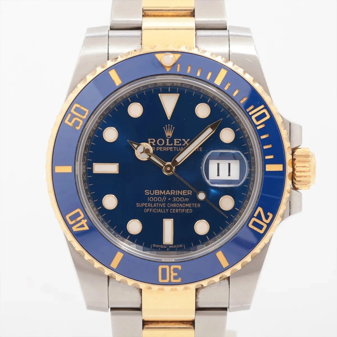 ROLEX SUBMARINER SS?YG BLUE DIAL, WATCH (1 of 2)