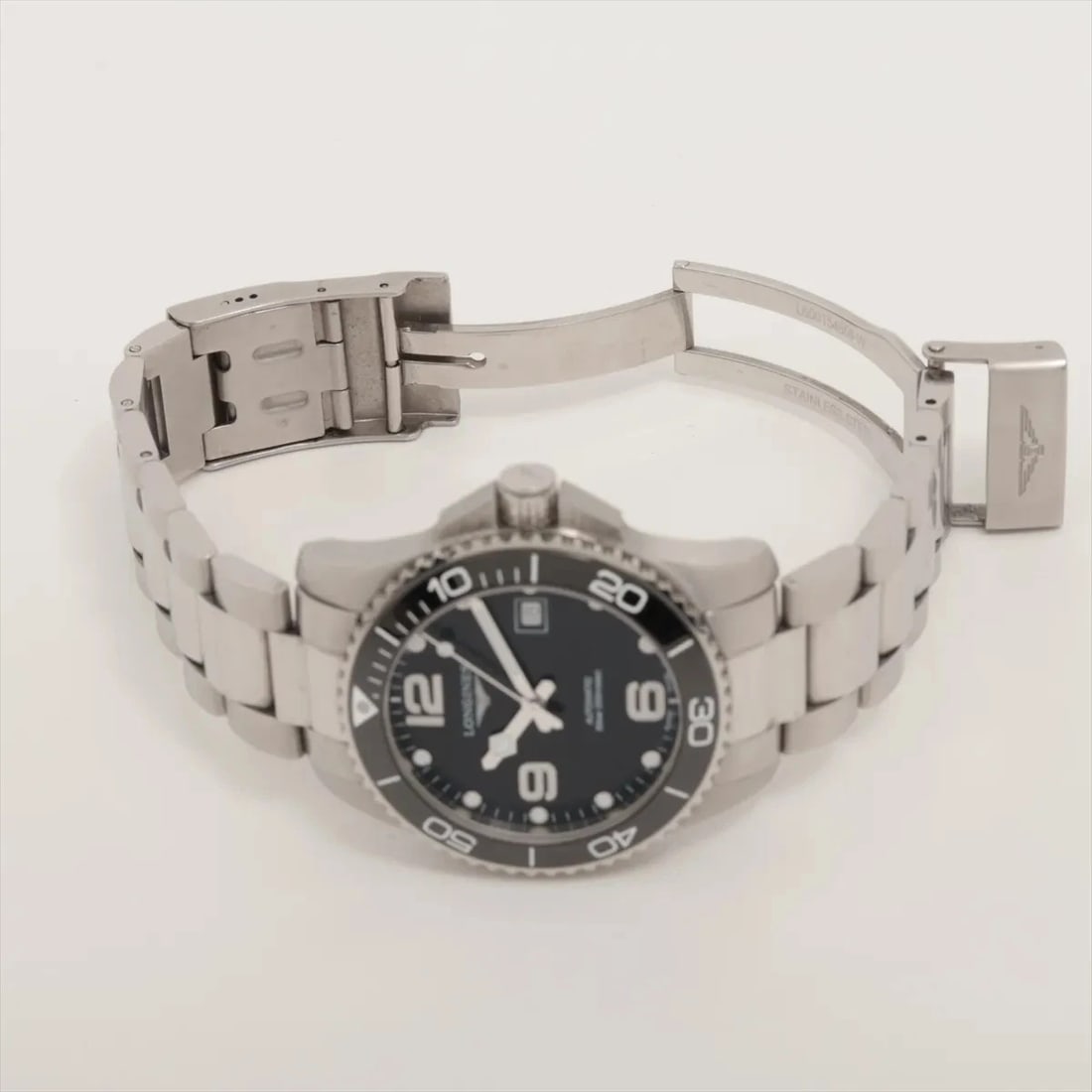 LONGINES HYDRO CONQUEST SS BLACK DIAL, WATCH - 4