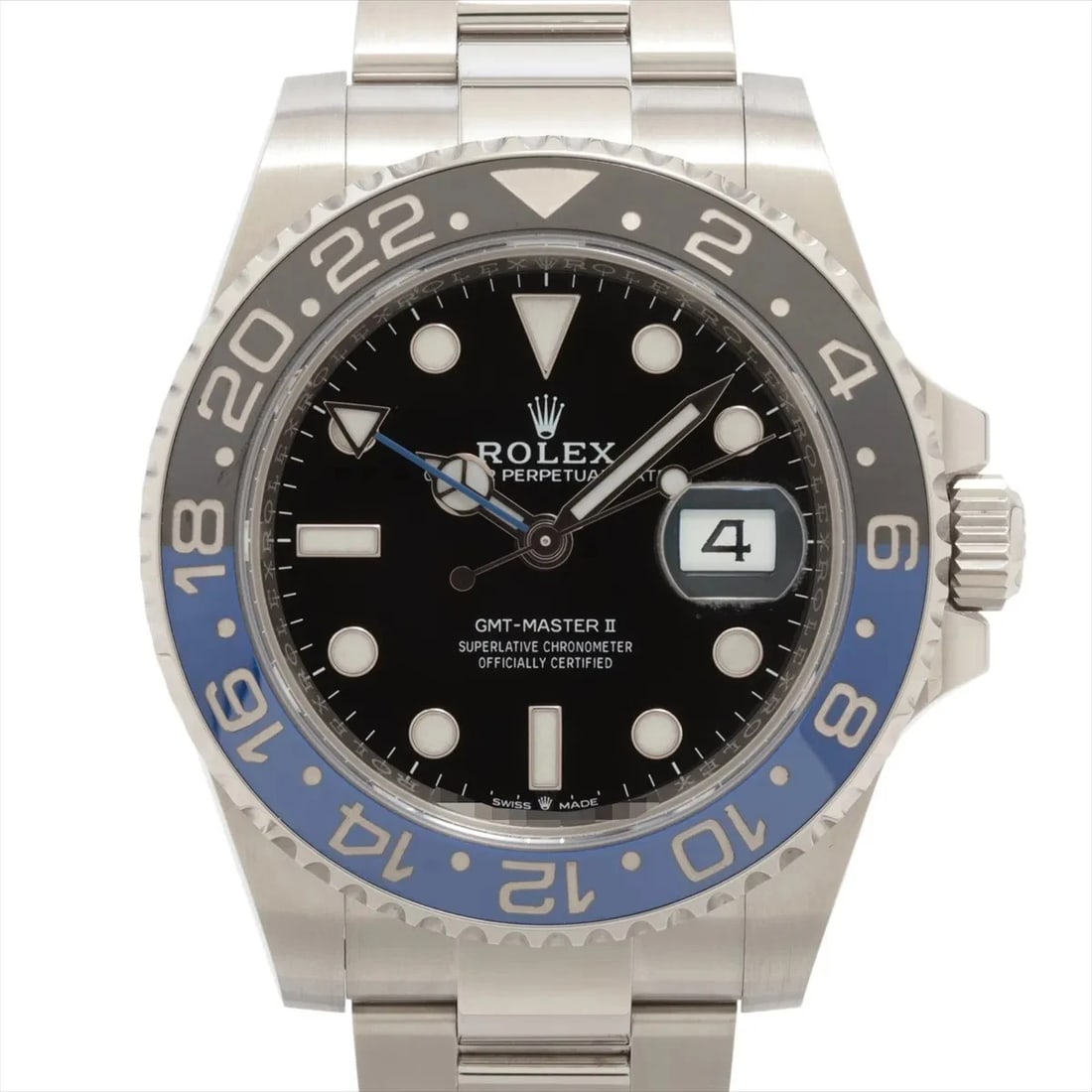 ROLEX GMT MASTER II SS BLACK DIAL, WATCH: Rolex GMT Master II SS Black Dial, Watch Brand: Rolex Type/Style: Wristwatch Material: SS Color: Black Dial Size: Case:W1.6 x H1.6inch / W40 x H40 Circumference of Wrist:7.1inch / 18 Accessories:
