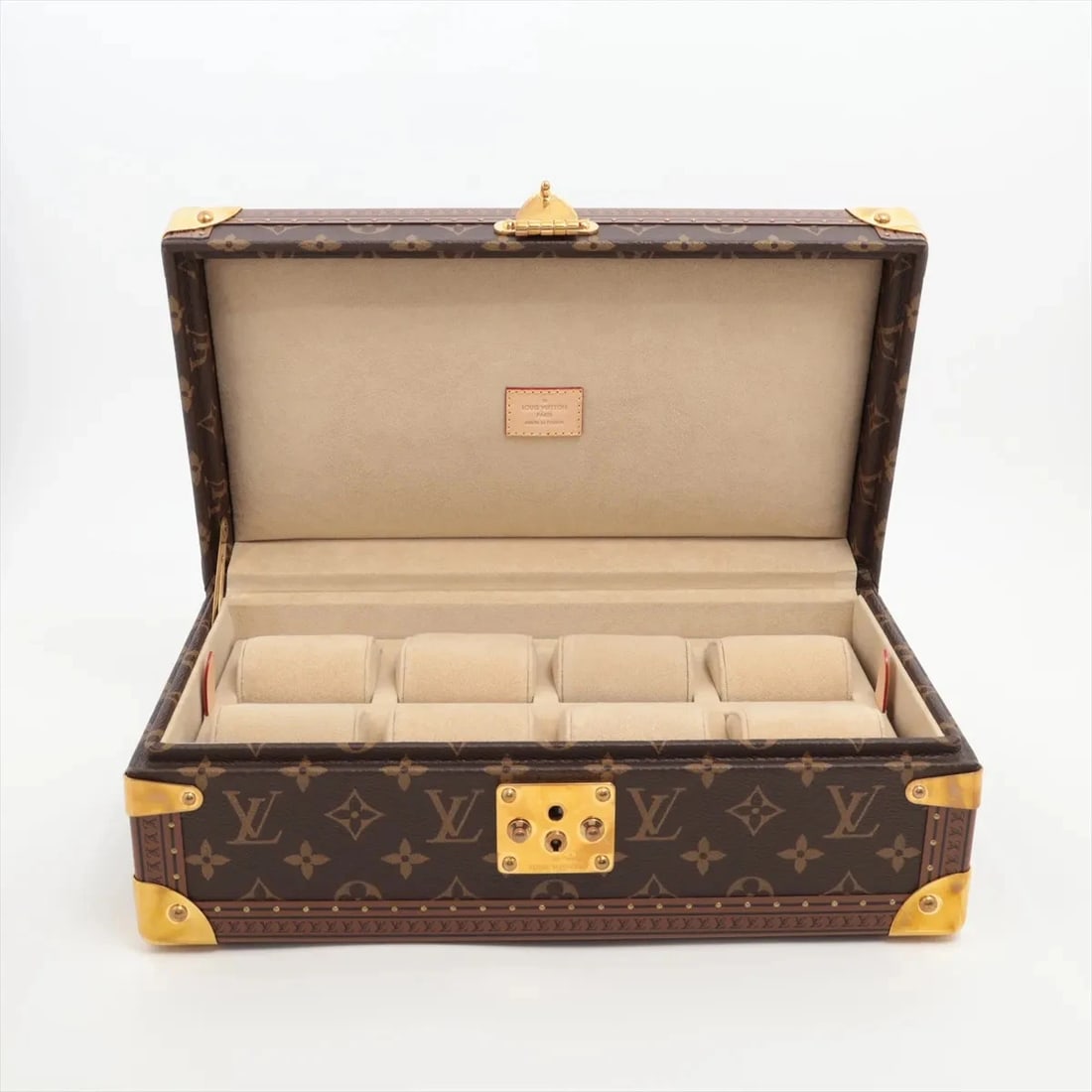 LOUIS VUITTON MONOGRAM COFFRET BROWN WATCH CASE, WATCH - 3