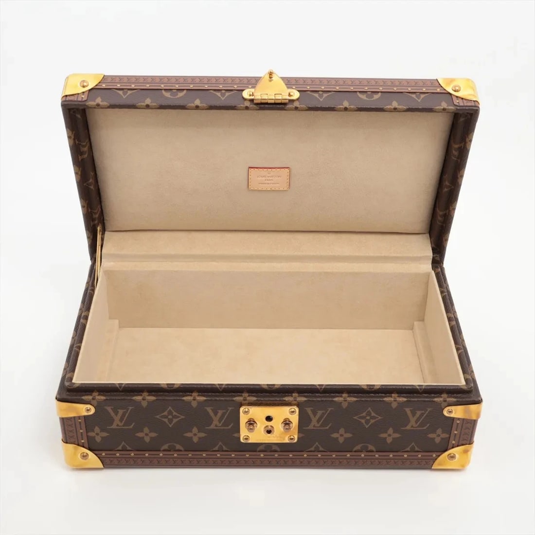 LOUIS VUITTON MONOGRAM COFFRET BROWN WATCH CASE, WATCH - 4