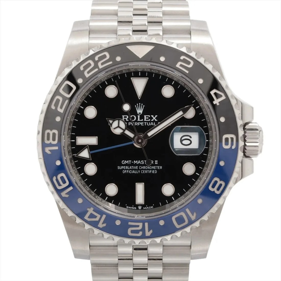 ROLEX GMT MASTER II SS BLACK DIAL, WATCH (1 of 4)